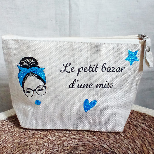 Trousse Naturelle "Le petit bazar d'une miss"
