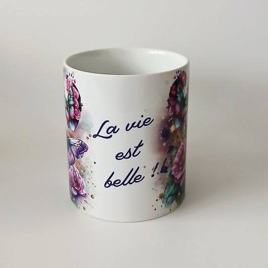 Tasse "La vie est belle"