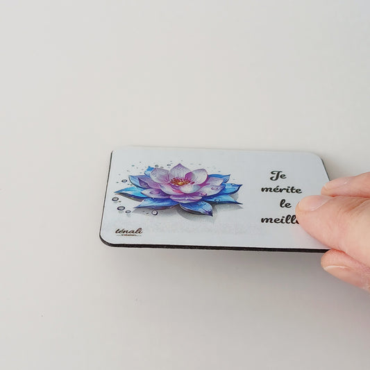 Aimant Zen "Je mérite le meilleur"