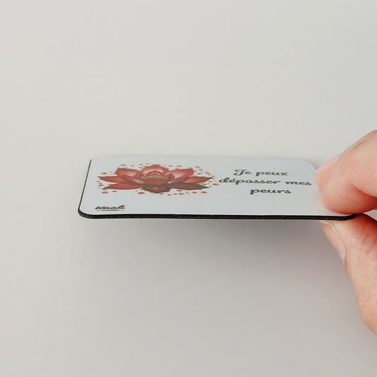 Aimant Zen "Je peux dépasser mes peurs"