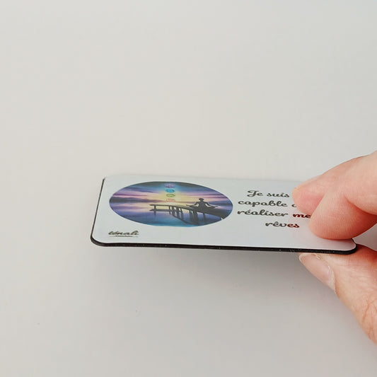 Aimant Zen "Je suis capable de réaliser mes rêves"