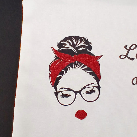 Trousse "Le petit bazar d'une miss" rouge