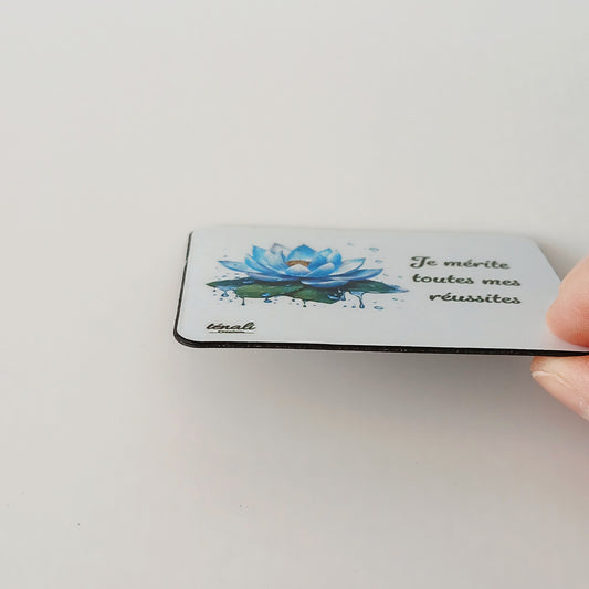 Aimant Zen "Je mérite toutes mes réussites"