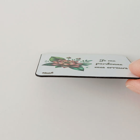 Aimant Zen "Je me pardonne mes erreurs"