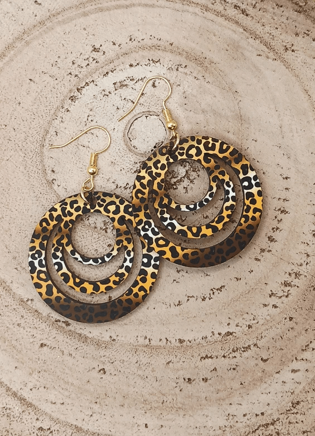 Boucle d'oreilles Galaxy "Panthère"