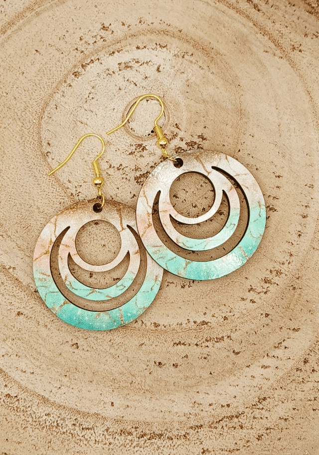 Boucle d'oreilles Galaxy "dégradé de couleurs"