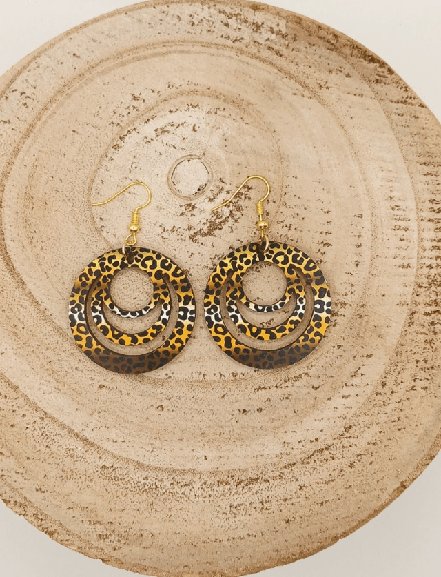 Boucle d'oreilles Galaxy "Panthère"