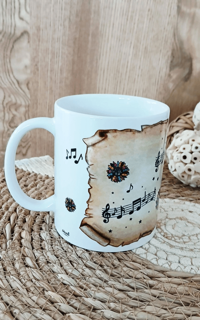 Tasse sublimée "Note de musique"