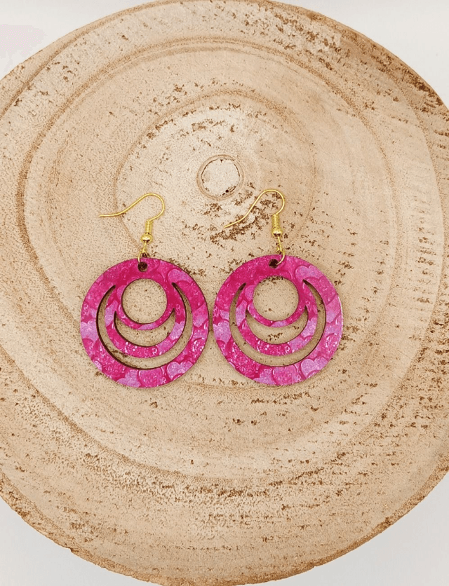 Boucle d'oreilles Galaxy "amour"