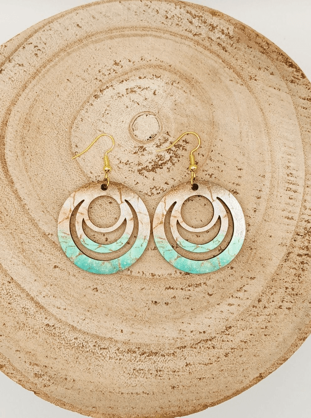 Boucle d&#039;oreilles Galaxy &quot;dégradé de couleurs&quot;