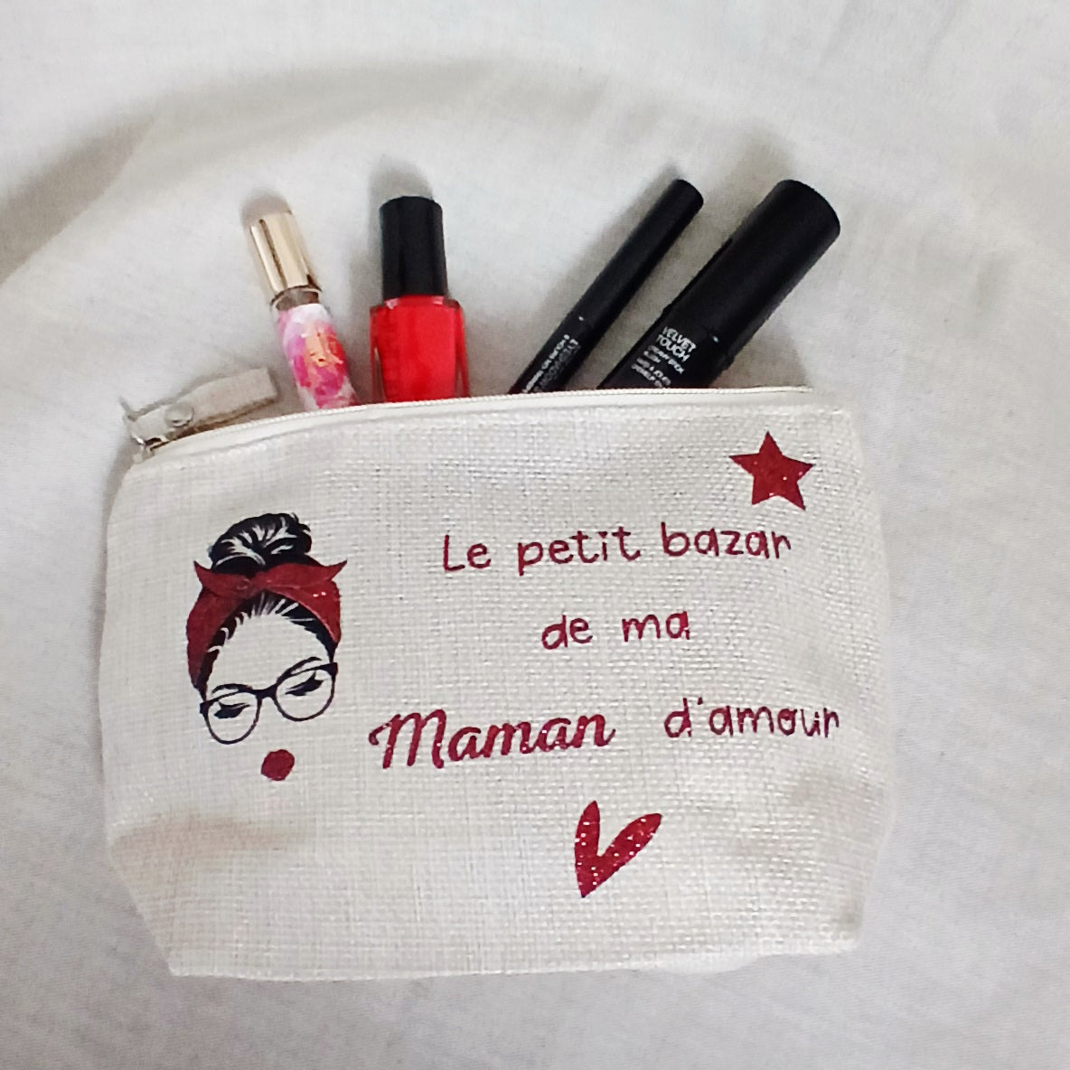 Trousse Naturelle "Le petit bazar d'une miss"