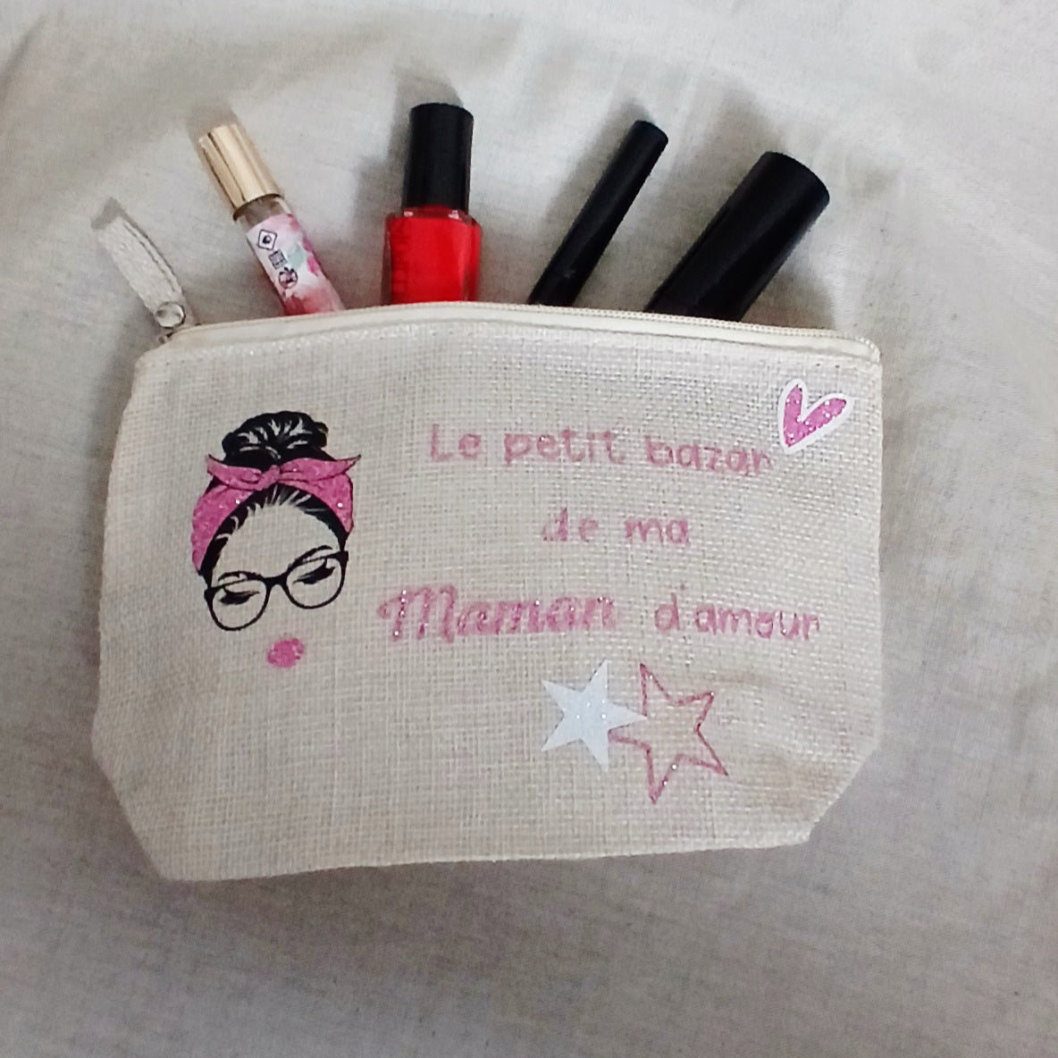 Trousse Naturelle "Le petit bazar d'une miss"