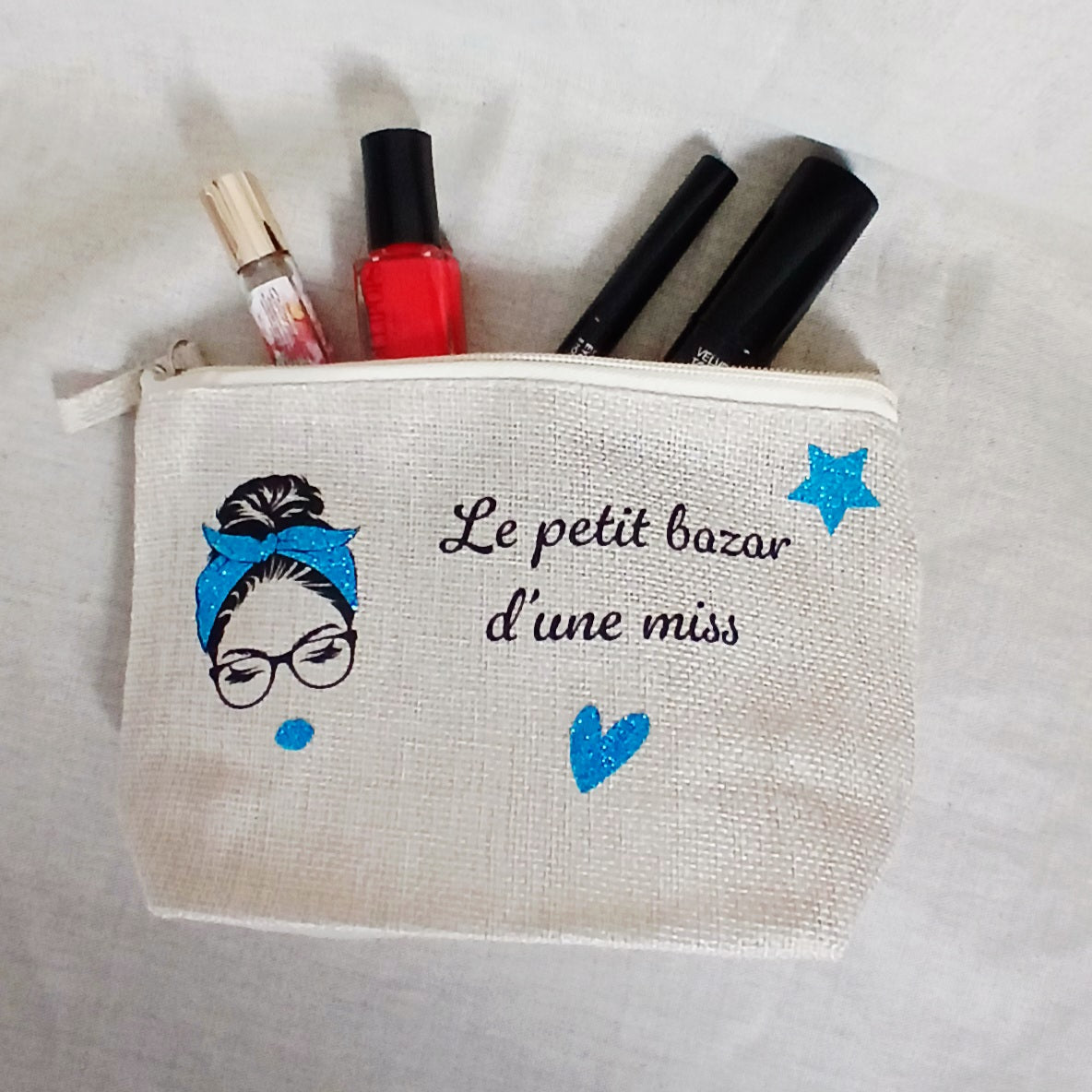 Trousse Naturelle "Le petit bazar d'une miss"