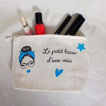 Trousse Naturelle "Le petit bazar d'une miss"