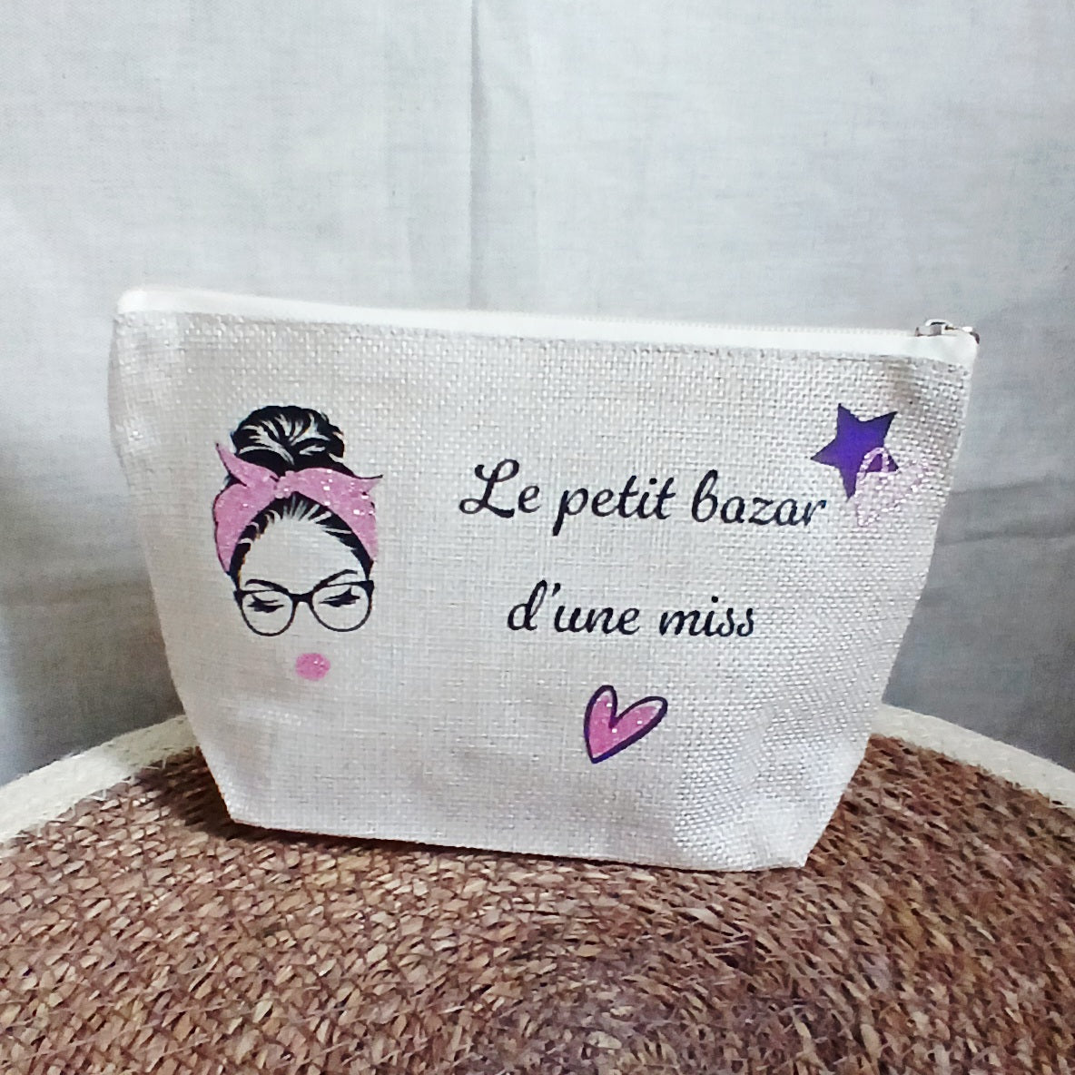 Trousse Naturelle "Le petit bazar d'une miss"