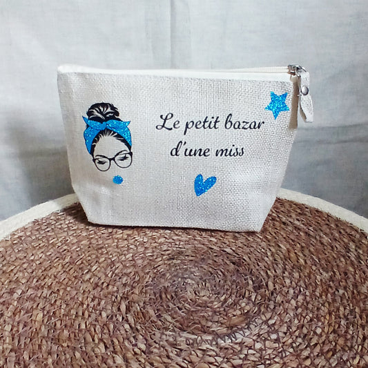 Trousse Naturelle "Le petit bazar d'une miss"