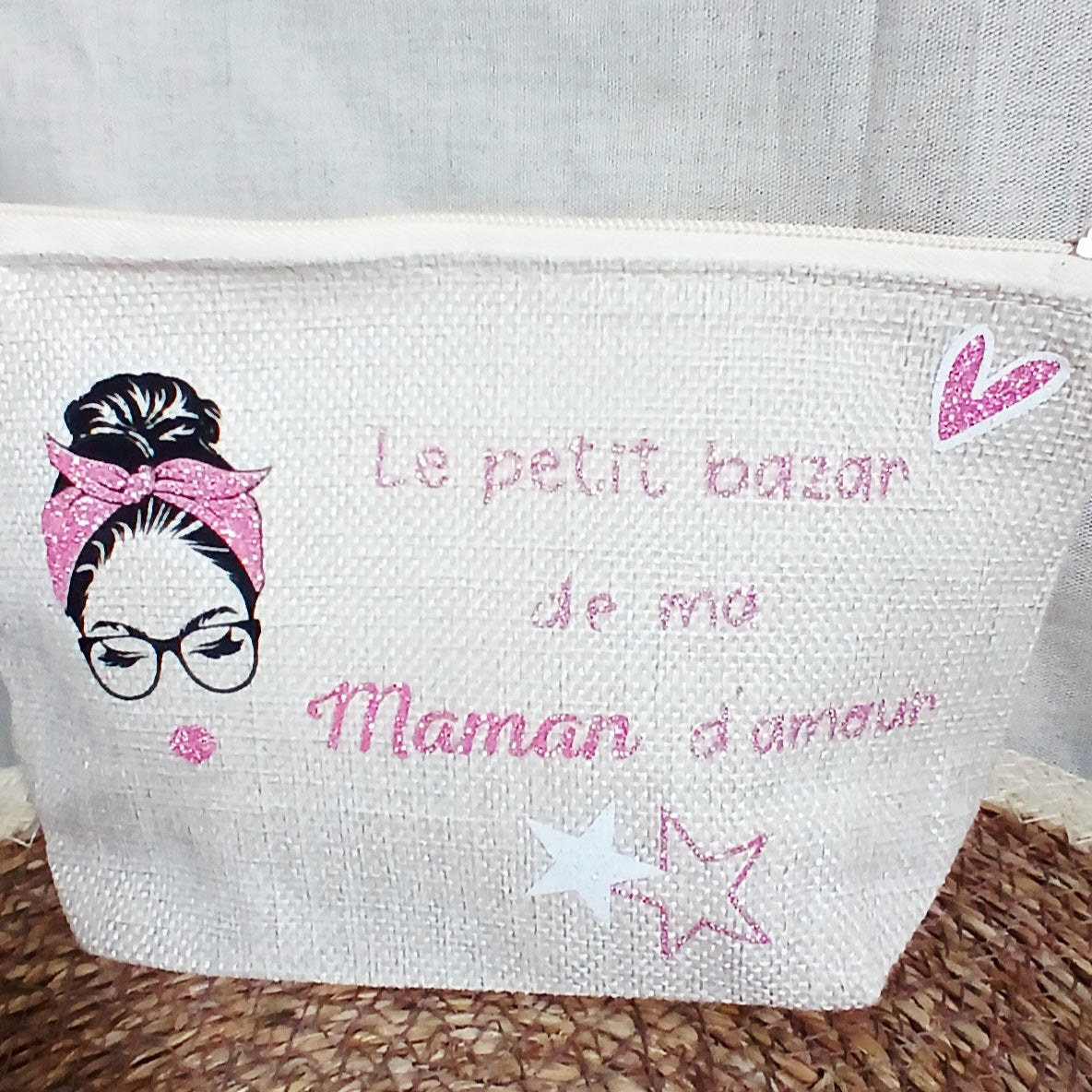 Trousse Naturelle "Le petit bazar d'une miss"