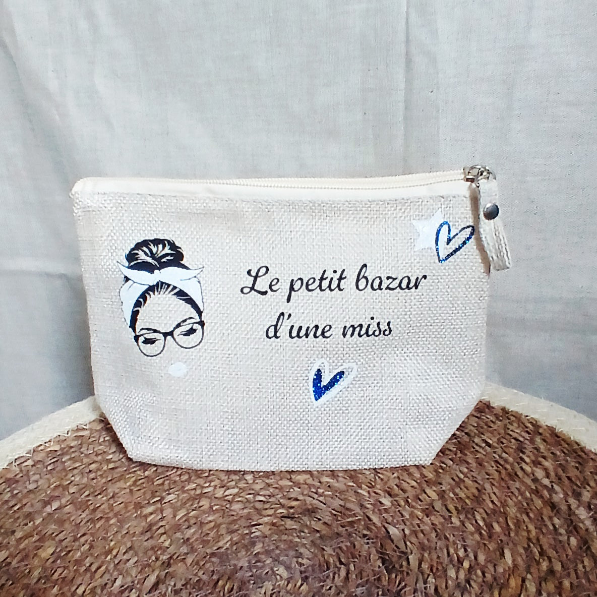 Trousse Naturelle "Le petit bazar d'une miss"