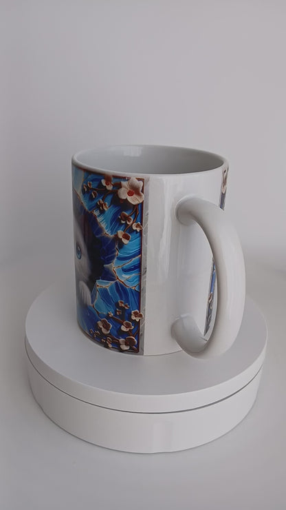 Tasse "Chat blanc"