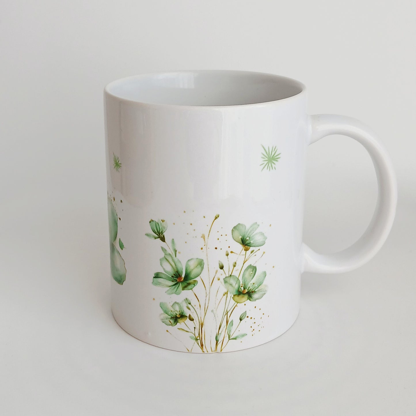Tasse "Fleur émeraude"