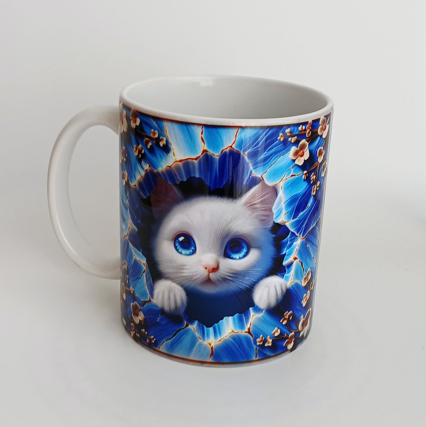 Tasse "Chat blanc"