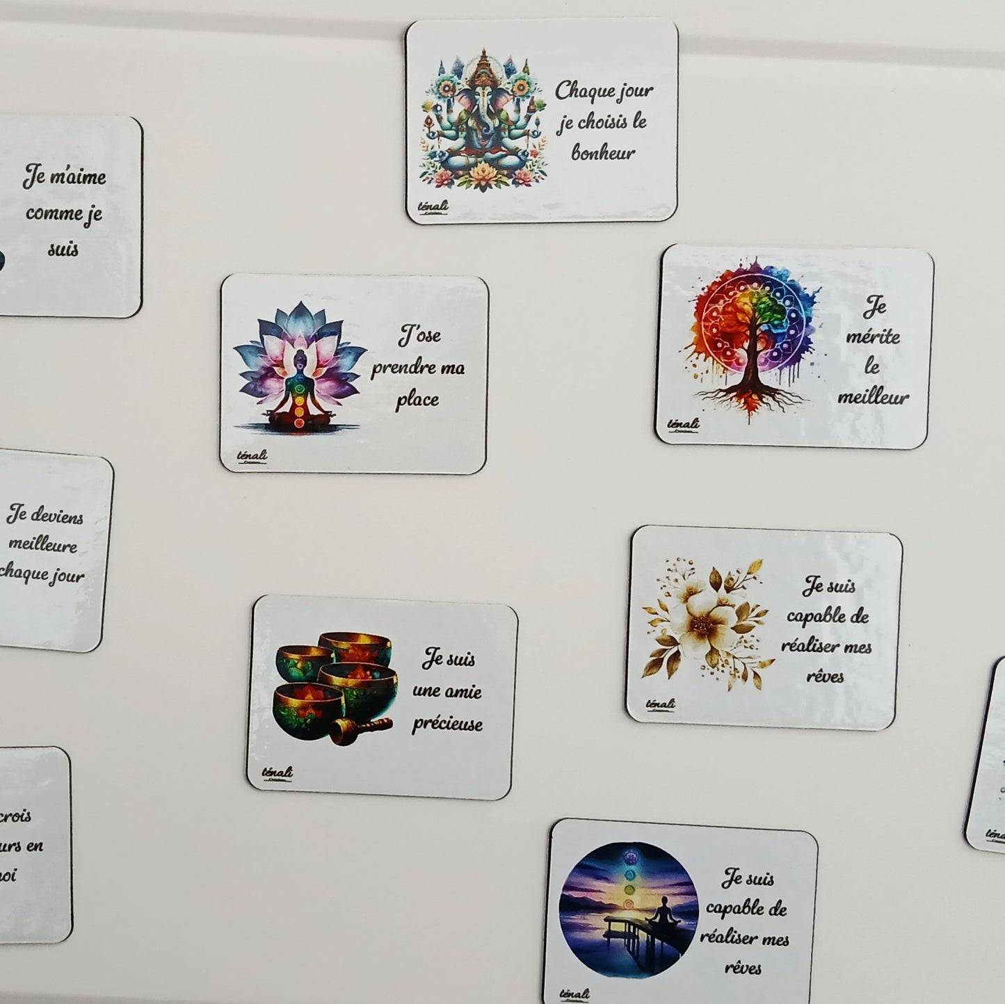 Aimant Zen "Chaque jour je choisis le bonheur"