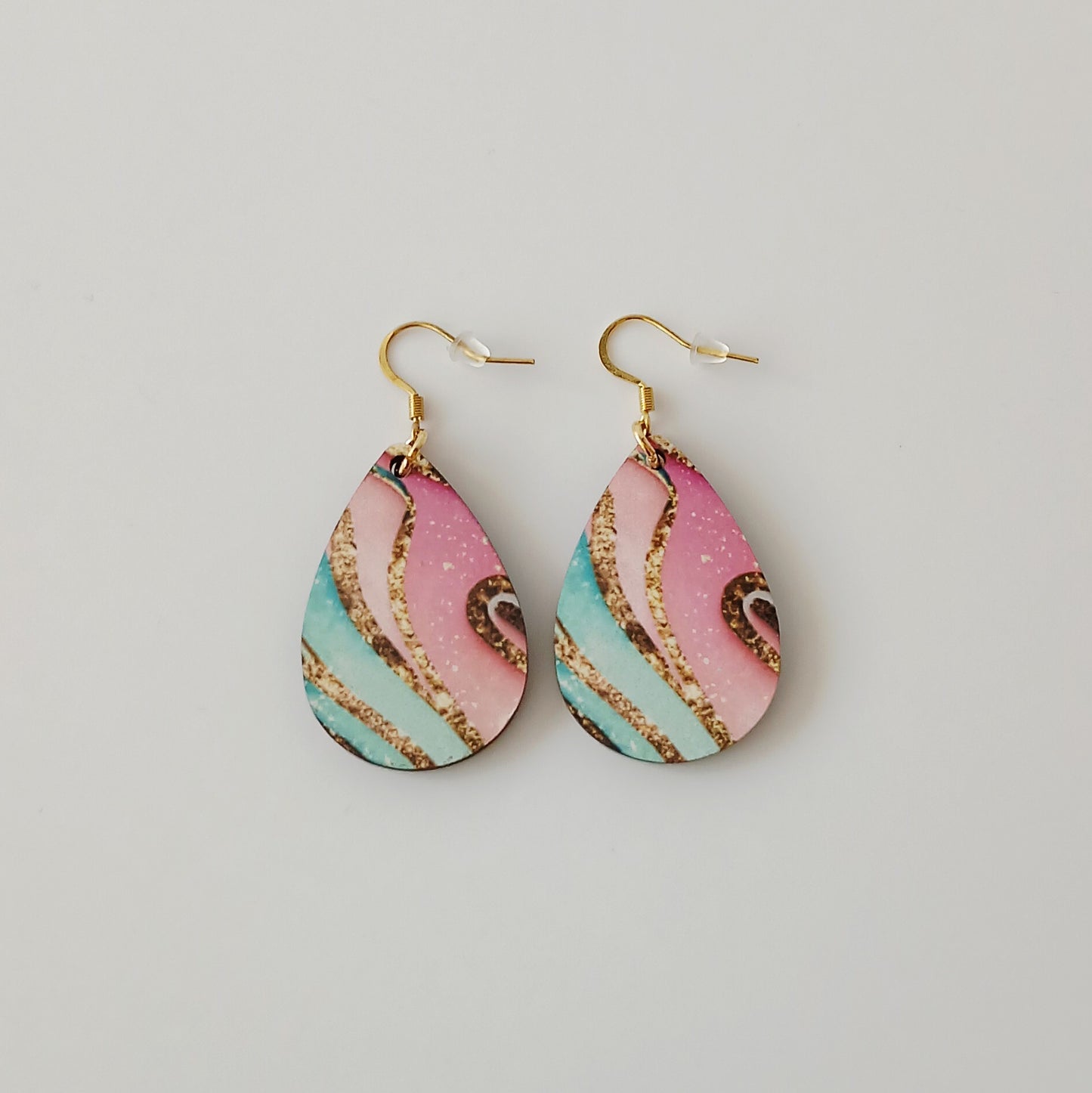 Boucle d'oreilles larme "Strass"