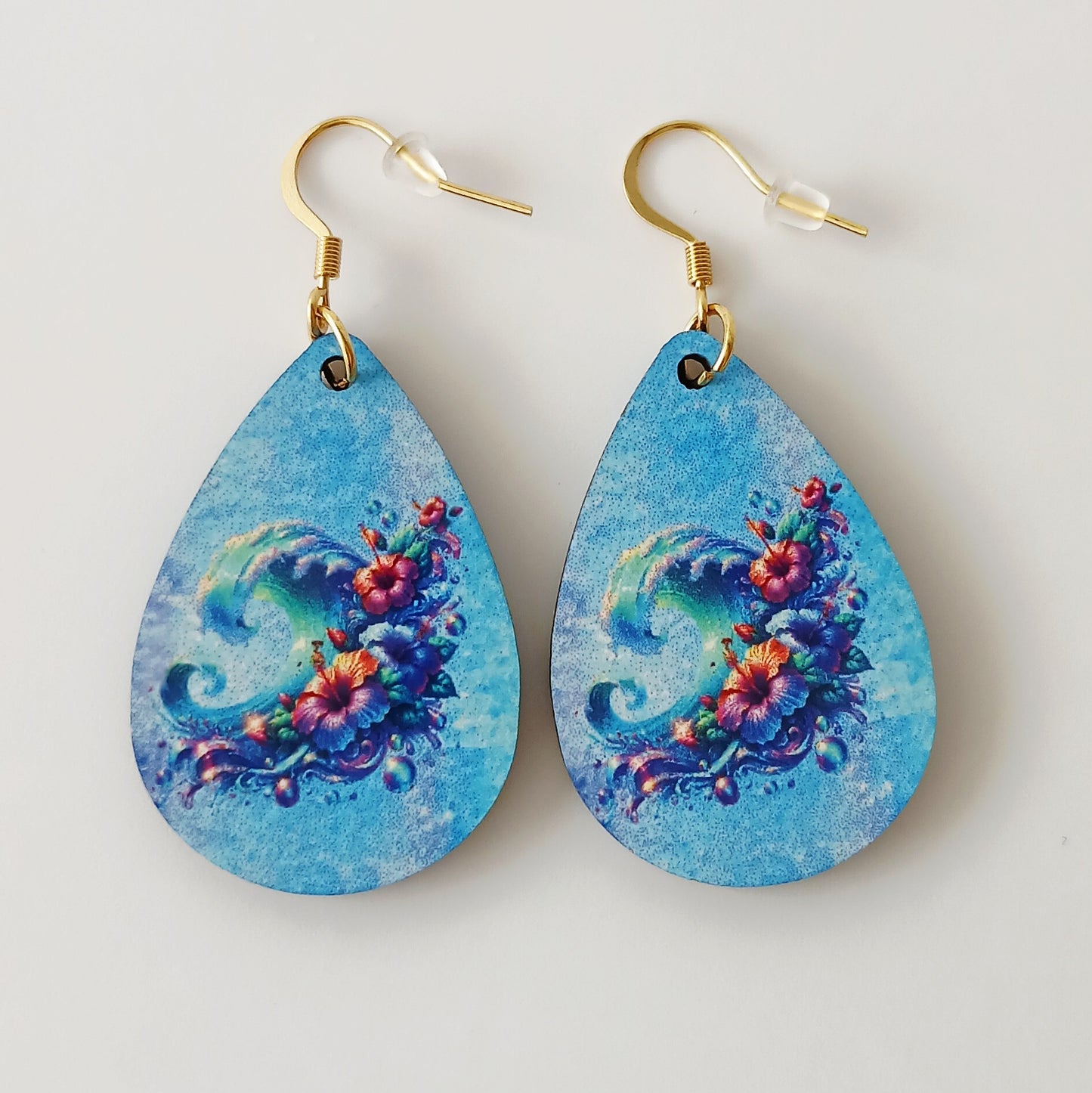 Boucle d'oreilles  larme "Dauphin"