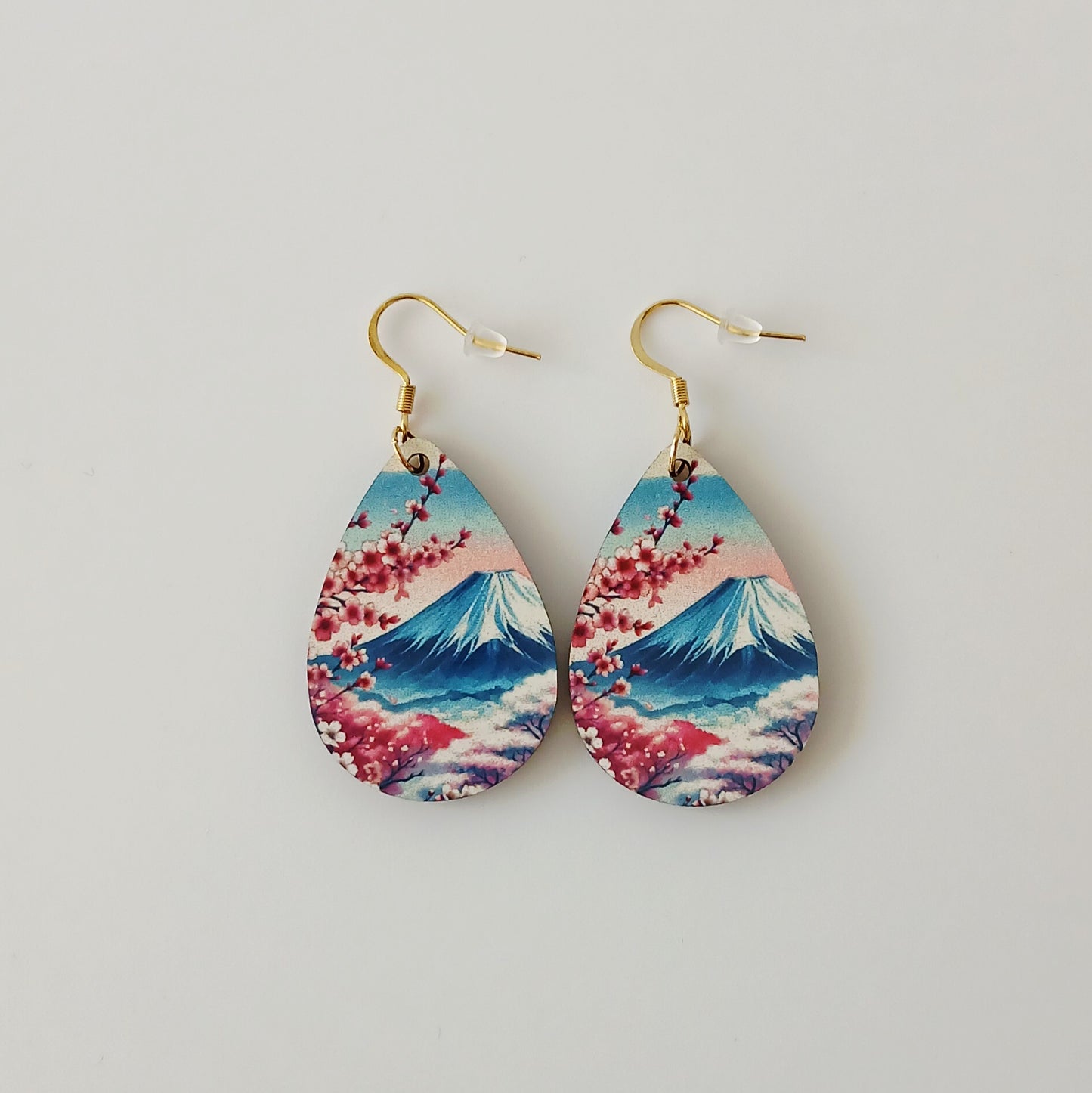 Boucle d'oreilles larme "Volcan"