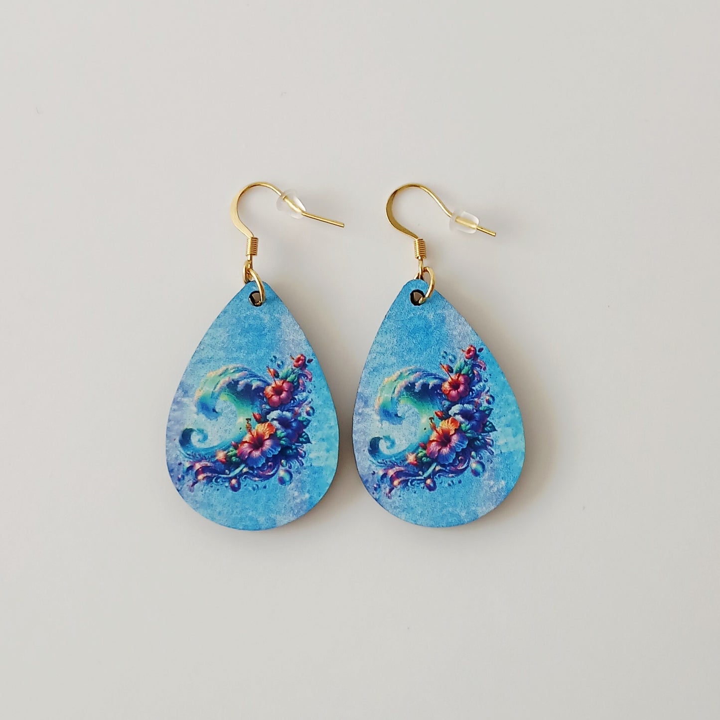 Boucle d'oreilles  larme "Dauphin"