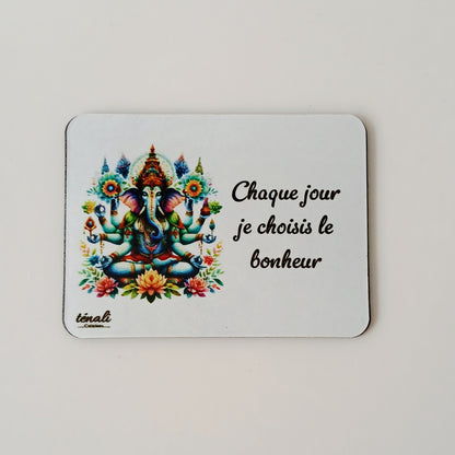 Aimant Zen "Chaque jour je choisis le bonheur"
