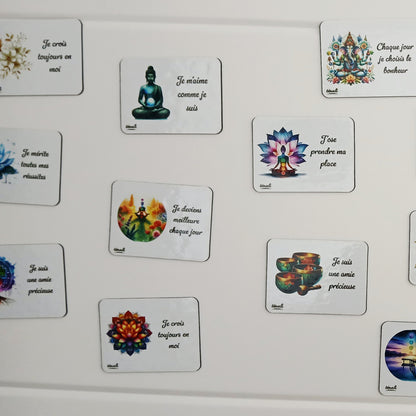 Aimant Zen "Chaque jour je choisis le bonheur"