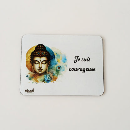 Aimant Zen "Je suis courageuse"