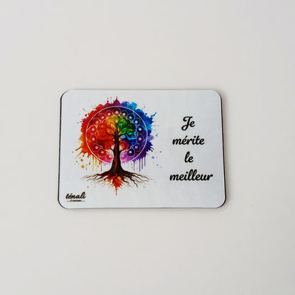 Aimant Zen "Je mérite le meilleur"