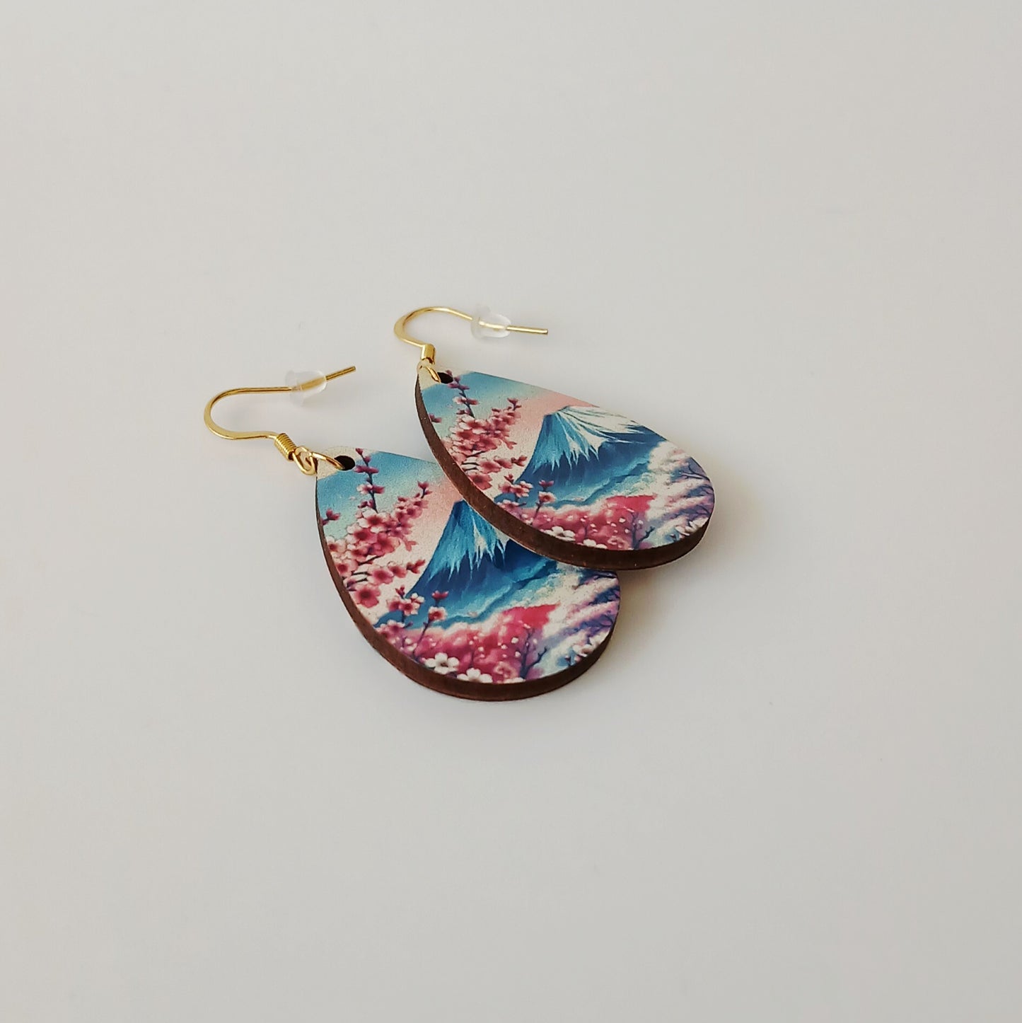Boucle d'oreilles larme "Volcan"