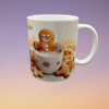 Tasse blanche Bonhomme pain d'épices