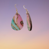 Boucle d'oreilles larmes strass